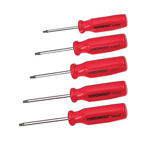 Powerbuilt 646046 Star Screwdriver Set 5-Piece