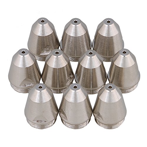 BQLZR Silver 18mm P80 Electrode Shield Plasma Cutting Electrode Tip Shield Cup Pack of 10