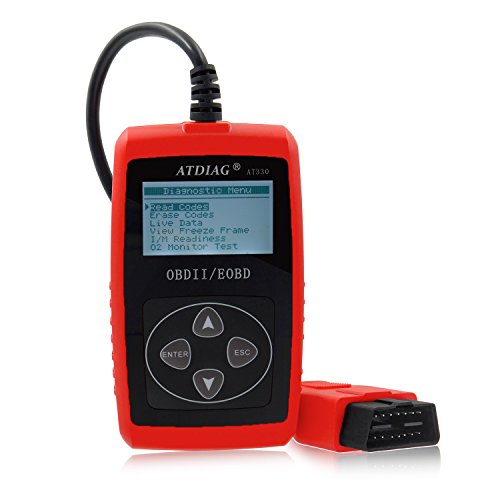 OBD2 scannerATDIAG AT330 OBDIIEOBD Auto Scanner Read Live Data and Clear Error codeCar Engine Fault Code Reader CAN Diagnostic Scan Tool